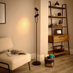 Kit Industrial 2 Light Adjustable Floor Lamp - thumbnail 2
