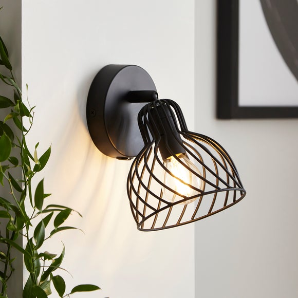Austin Industrial Adjustable Mushroom Wall Light - image 1