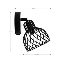 Austin Industrial Adjustable Mushroom Wall Light - thumbnail 6