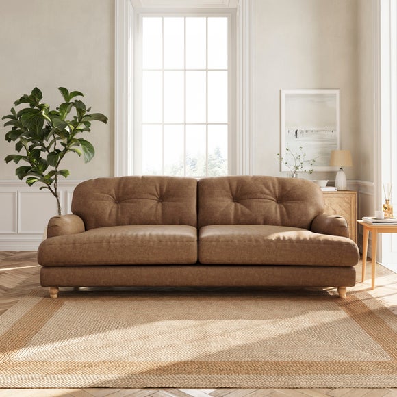 Martha 4 Seater Arizona Faux Leather Sofa - image 1