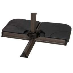 Water Fillable Cross Stand Cantilever Quarter Parasol Base - thumbnail 3