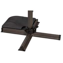 Water Fillable Cross Stand Cantilever Quarter Parasol Base - thumbnail 2