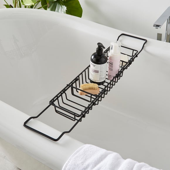 Essentials Black Bath Rack - image 1