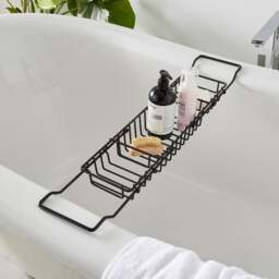 Essentials Black Bath Rack - thumbnail 1