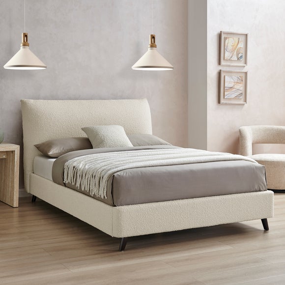 Limelight Luna Pillow Back Bed Frame, Boucle - image 1
