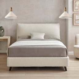 Limelight Luna Pillow Back Bed Frame, Boucle - thumbnail 2