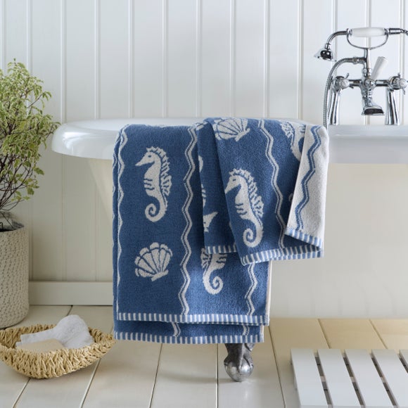 Seahorse 100% Cotton Towel - image 1