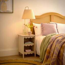 Remi Scalloped Adjustable Bedside Floor Lamp - thumbnail 2
