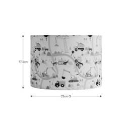 Trucks and Diggers Easy Fit Lamp Shade - thumbnail 4