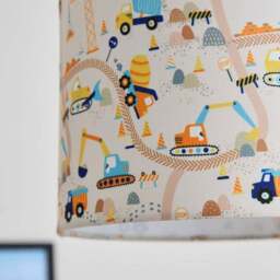 Trucks and Diggers Easy Fit Lamp Shade - thumbnail 3