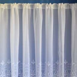 By the Metre Jubilee Net Slot Top Curtain Fabric - thumbnail 4