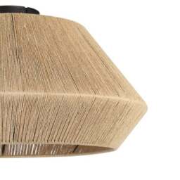 EGLO Alderney Hemp Yarn Flush Ceiling Light - thumbnail 2