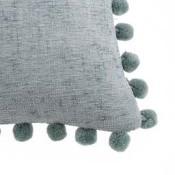 Chenille Square PomPom Cushion - thumbnail 5