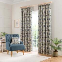 Tulip Jacquard Pencil Pleat Curtains - thumbnail 2