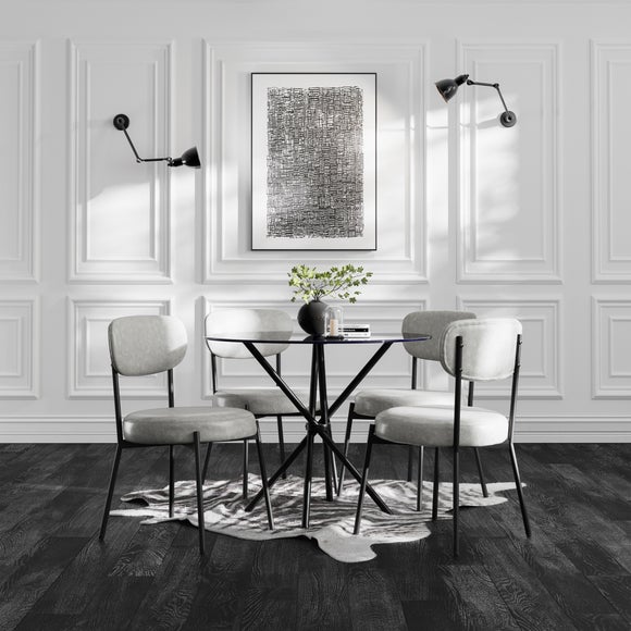 Smith Faux Leather Set of 2 Dining Chairs - image 1