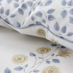 Bianca Eloise Floral 100% Cotton Reversible Duvet Cover & Pillowcase Set - thumbnail 5