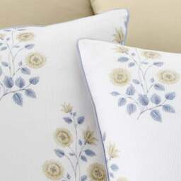 Bianca Eloise Floral 100% Cotton Reversible Duvet Cover & Pillowcase Set - thumbnail 4
