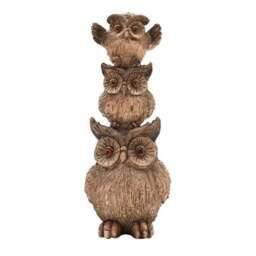 Country Living Stack Of Owls Ornament - thumbnail 2