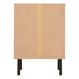 Barker 3 Drawer Bedside Table, Oak Effect - thumbnail 6