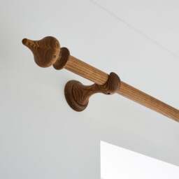 Pendleton Wood Curtain Pole - thumbnail 1