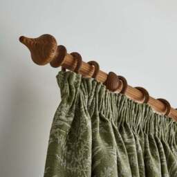Pendleton Wood Curtain Pole - thumbnail 2