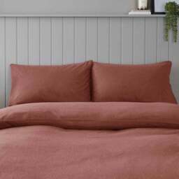 Soft & Cosy Luxury 100% Brushed Cotton Duvet Cover & Pillowcase Set - thumbnail 2