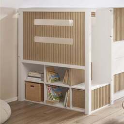 Luca Midsleeper Bed Frame with 3 Drawer & 2 Chests - thumbnail 5