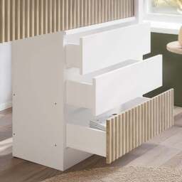 Luca Midsleeper Bed Frame with 3 Drawer & 2 Chests - thumbnail 4
