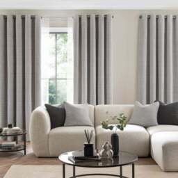 Hemmingway Chenille Eyelet Curtains - thumbnail 2