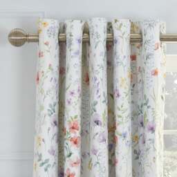 Dorma Botanical Wildflower Blackout Eyelet Curtains - thumbnail 1