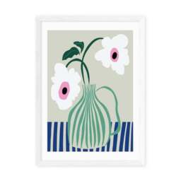 East End Prints Floral Pottery Delight Print - thumbnail 2