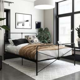 Leopold Bed Frame, Metal - thumbnail 1
