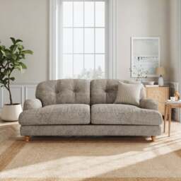 Martha Chunky Chenille 3 Seater Sofa - thumbnail 1