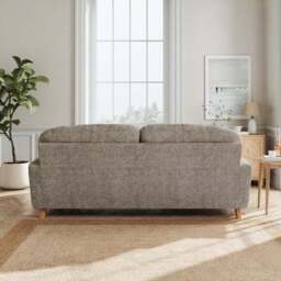 Martha Chunky Chenille 3 Seater Sofa - thumbnail 3