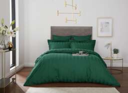 Hotel Stripe 230 Thread Count 100% Cotton Duvet Cover - thumbnail 1