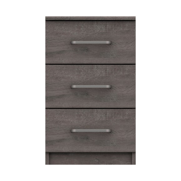Parker 3 Drawer Bedside Table