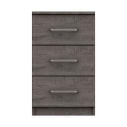 Parker 3 Drawer Bedside Table