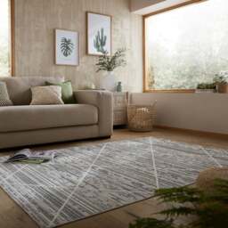 Edited Life Diamond Tuft Textured Washable Rug - thumbnail 1