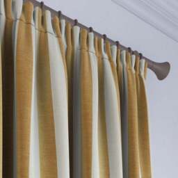 Elements Stripe Linen Look Made to Measure Curtains - thumbnail 4
