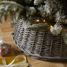 Wicker Christmas Tree Skirt 60cm - thumbnail 2