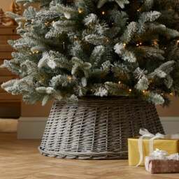 Wicker Christmas Tree Skirt 60cm - thumbnail 1