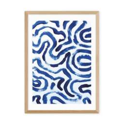 East End Prints Blue Minimal by Dan Hobday Print - thumbnail 2