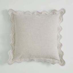 Scalloped Edge Square Cushion - thumbnail 3