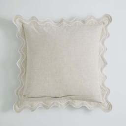 Scalloped Edge Square Cushion - thumbnail 5