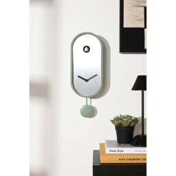 Interval Mid-Century Cuckoo Wall Clock With Pendulum - thumbnail 6