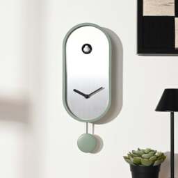 Interval Mid-Century Cuckoo Wall Clock With Pendulum - thumbnail 1