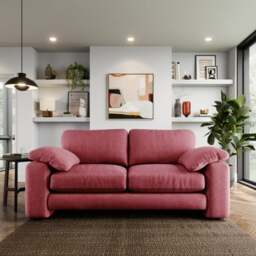 Magnus Vintage Soft Chenille 3 Seater Sofa - thumbnail 1