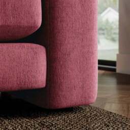 Magnus Vintage Soft Chenille 3 Seater Sofa - thumbnail 4
