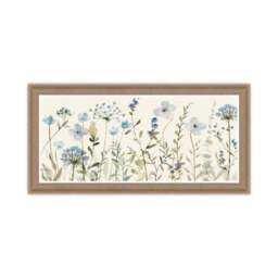 Artko Dusky Blue Blooms Framed Print - thumbnail 3