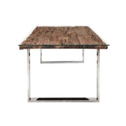 Indus Valley Railway Sleeper 6 Seater Dining Table - thumbnail 5